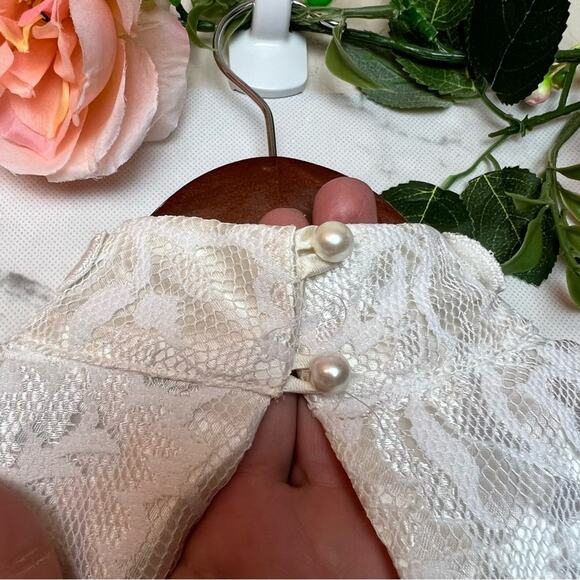 Scott McClintock Vintage Lace Beaded Dress Royal Blue White 4 Small - Picture 12 of 16